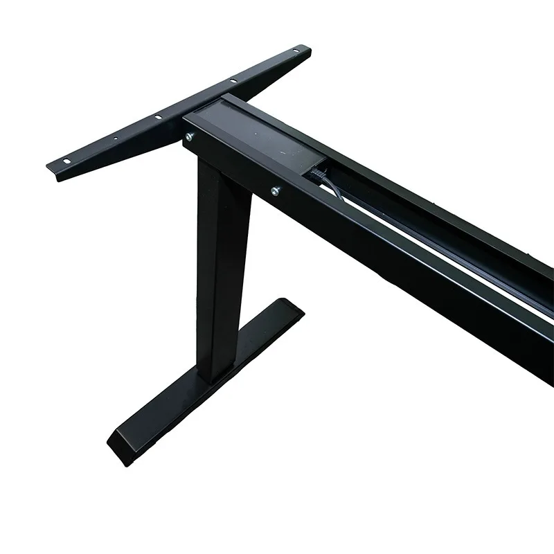 Two sections three sections home desk computer table automatic electric lifting table dual motor lifting