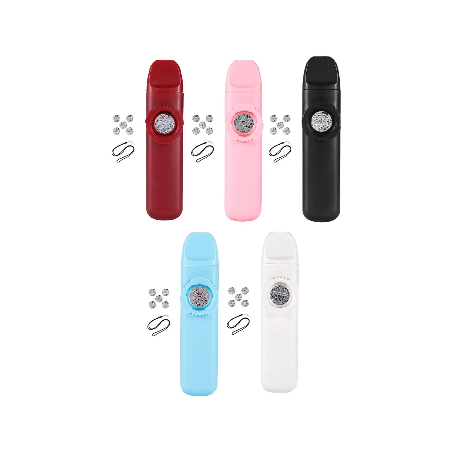 Kazoo with 5 Extra Membranes and Neck Strap for Party Favors Bands Classroom