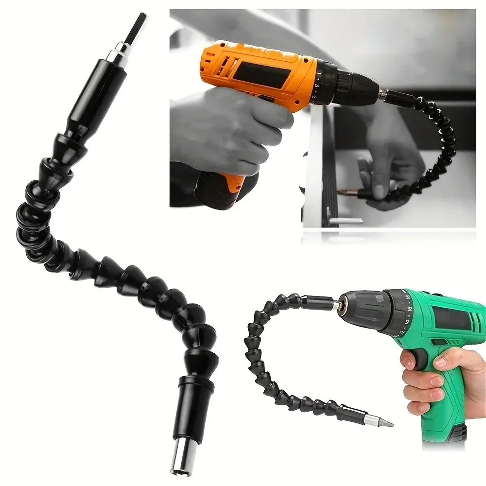 Electric Drill Screwdriver Bit Multifunctional Universal Snake Flexible Hose Cardan Shaft Connection Soft Extension Rod Link