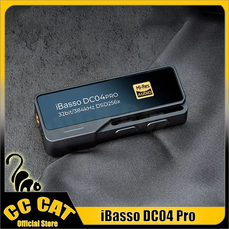 iBasso DC04 Pro Portable Decoder HIFI Headphone Hi-Res Audio Lossless Amplifier PCM384 DSD256 Dual CS43131 DAC Custom Decoder