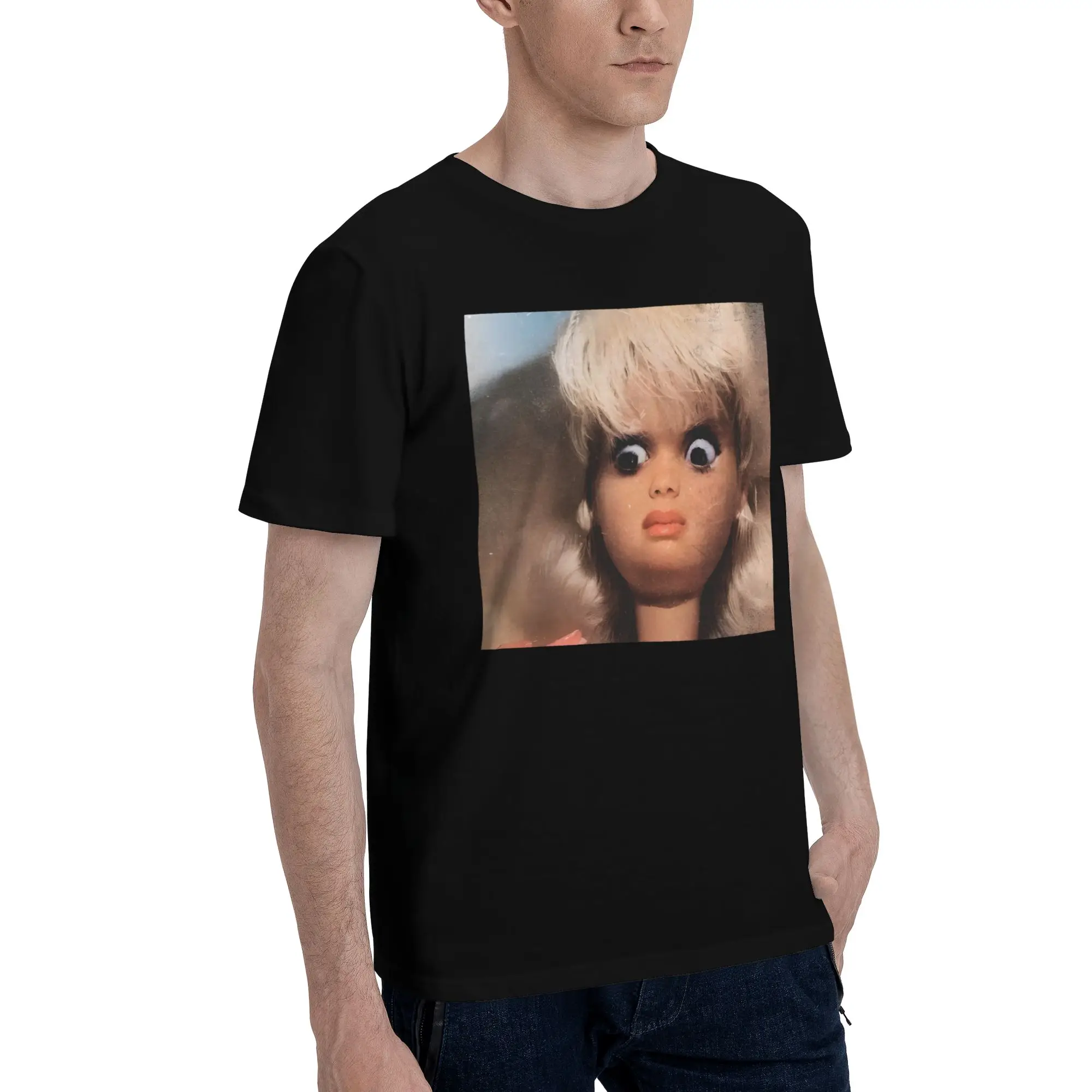 Disgusted Face Meme Doll Babe Tee Shirt for Men Women Gift T Shirts  Cotton Clothes