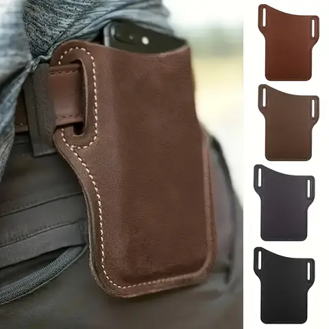 Universal Sports Waist Bag, Mobile Phone Waist Bag, Hanging Waist Bag, Leather phone belt bag，Outdoor equipment accessories
