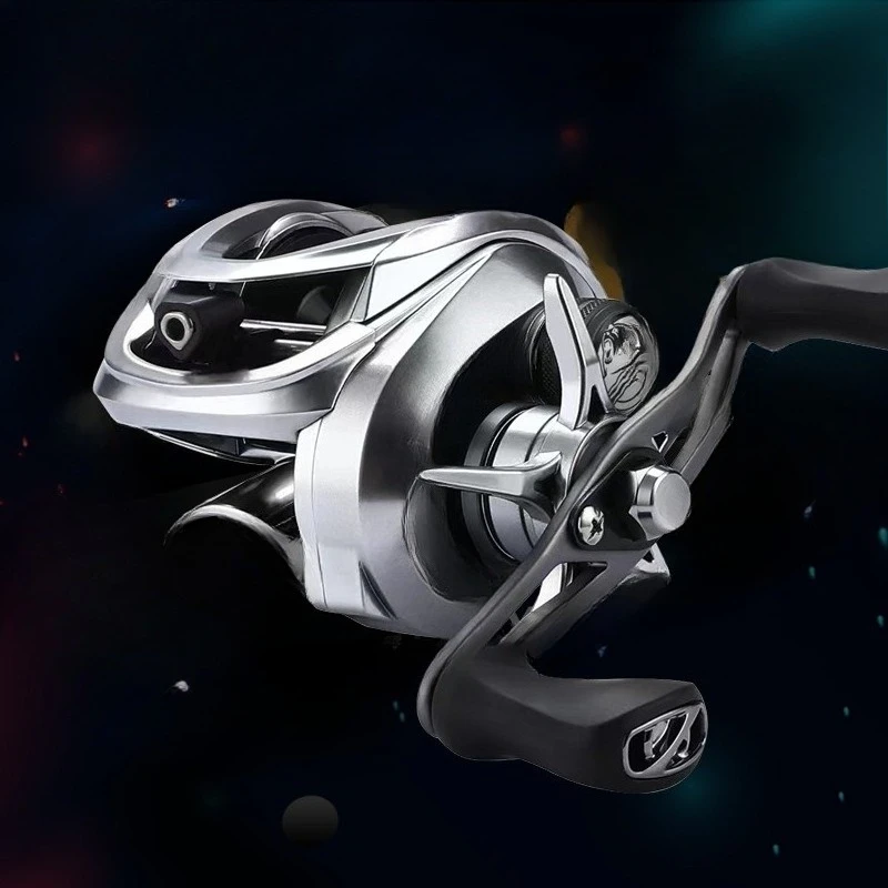 

All-metal universal Luya water drop wheel ultra-light long-throw aluminum alloy anti-fried line fishing wheel black