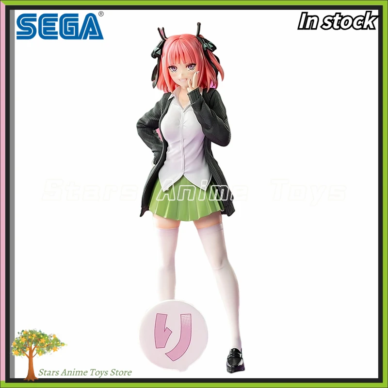 

Original SEGA Luminasta The Quintessential Quintuplets Nakano Nino Anime Modelo Coleção Brinquedos