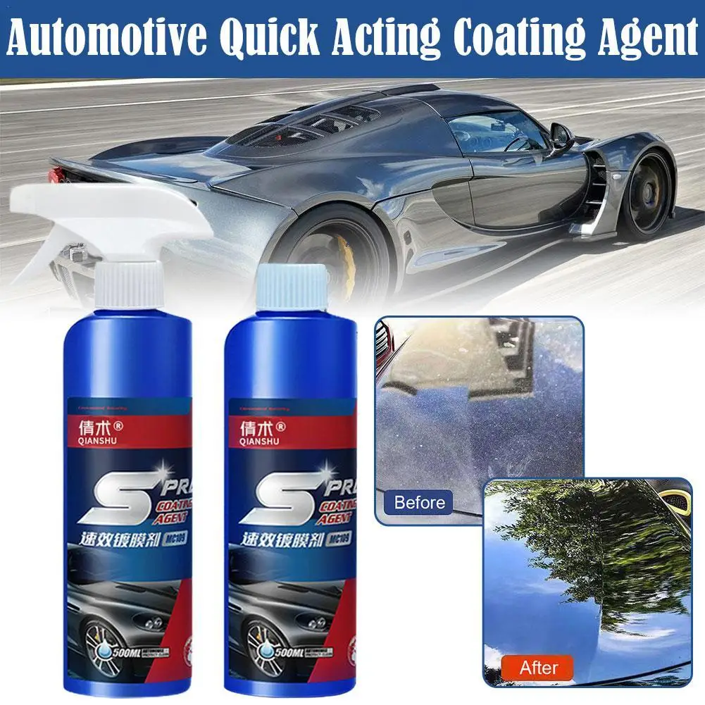 

Spray Coating Agent Voor Auto 'S Snelle Detail Spray Voor Auto 'S Dubbele Coating Laag Nano-Coating Auto Spray Wax Hydrofoob