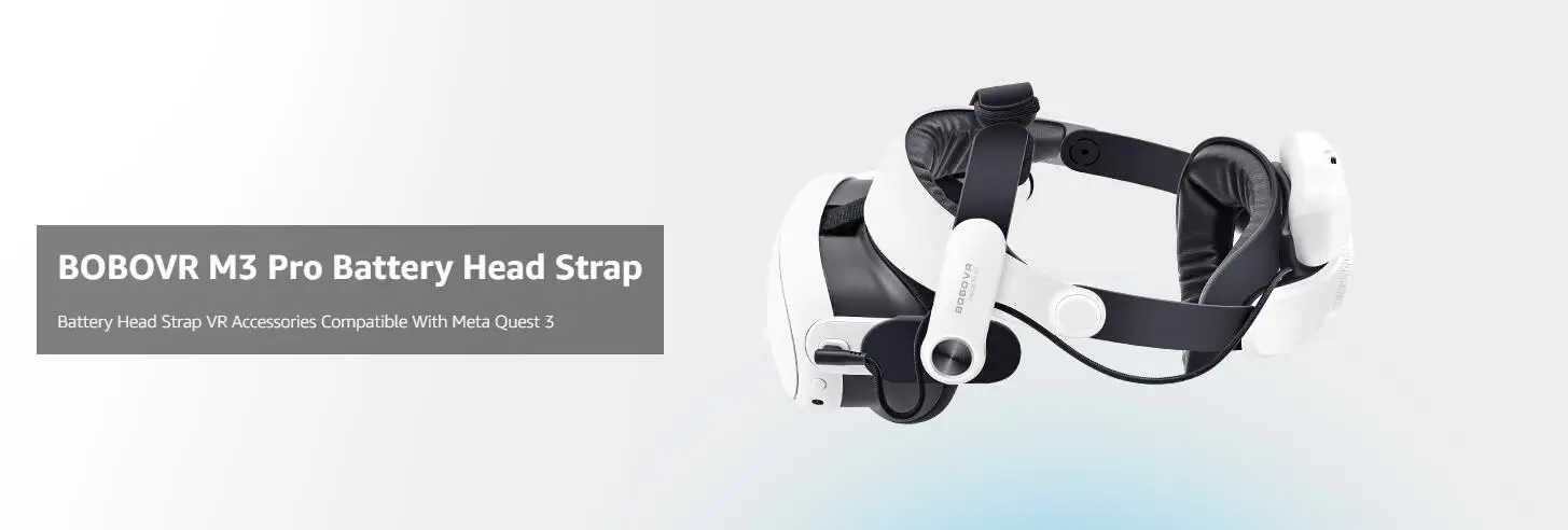【ほぼ新品】 Quest3 512GB+M3 PRO HeadStrap BOBOVR M3 Pro Battery Pack Head Strap - Compatible with Meta Quest