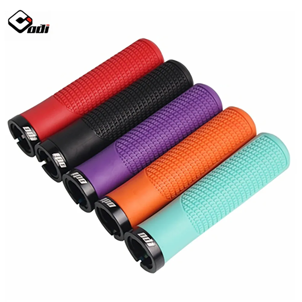 ODI MTB Lockable Bicycle Handlebar Grips Soft Rubber Bicycle Handle Integrated Bike Grip Cover Bike Accessories