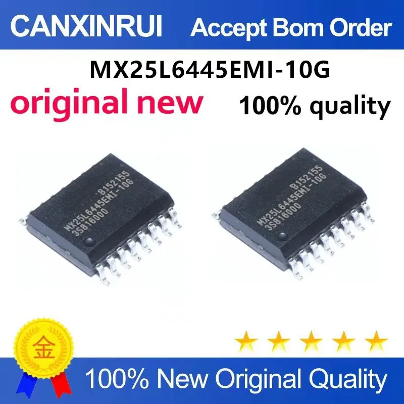 

Original New 100% quality MX25L6445 MX25L6445EMI-10G SOP16 Integrated circuit IC chip