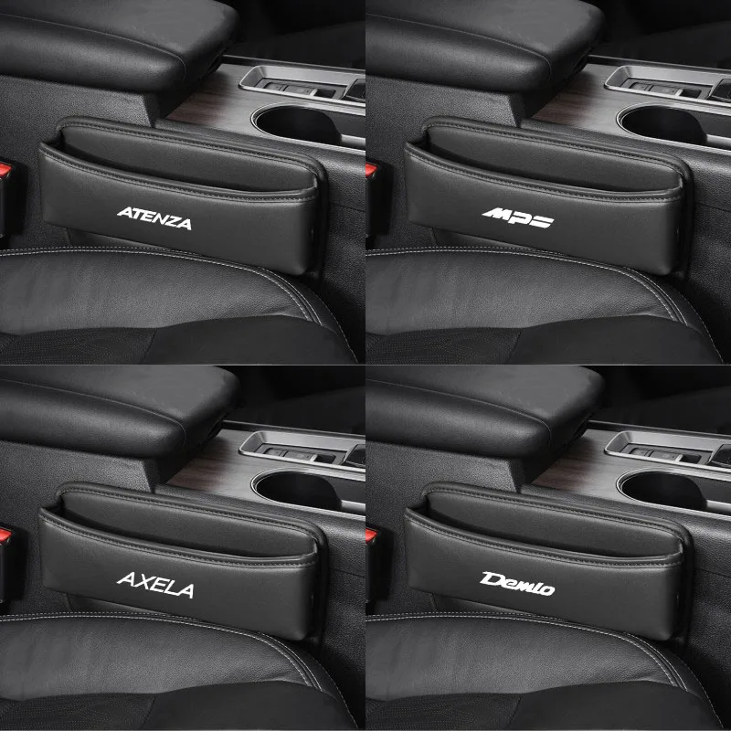 Car Seat Organizer Leather Crevice Storage Box Car Accessories for Mazda 3 6 Atenza Axela Demio MPS