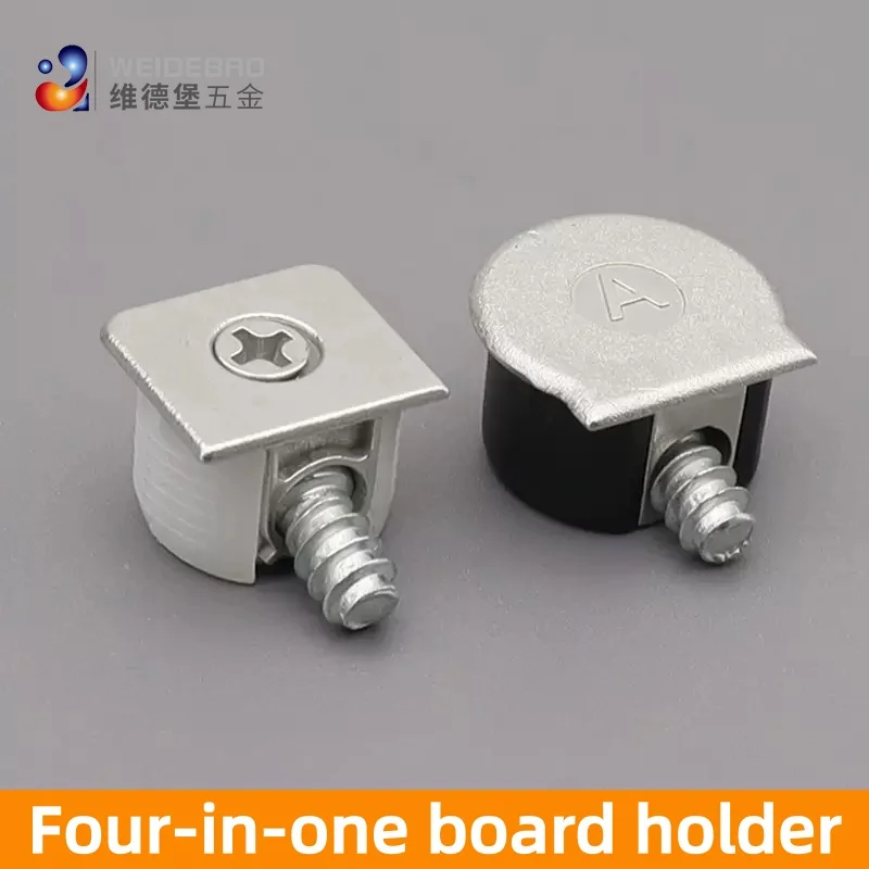 10PCS 4-in-1 Furniture Cabinet Connection Kit with Screw-Secured Concealed Support Frame for Hardwood Surface