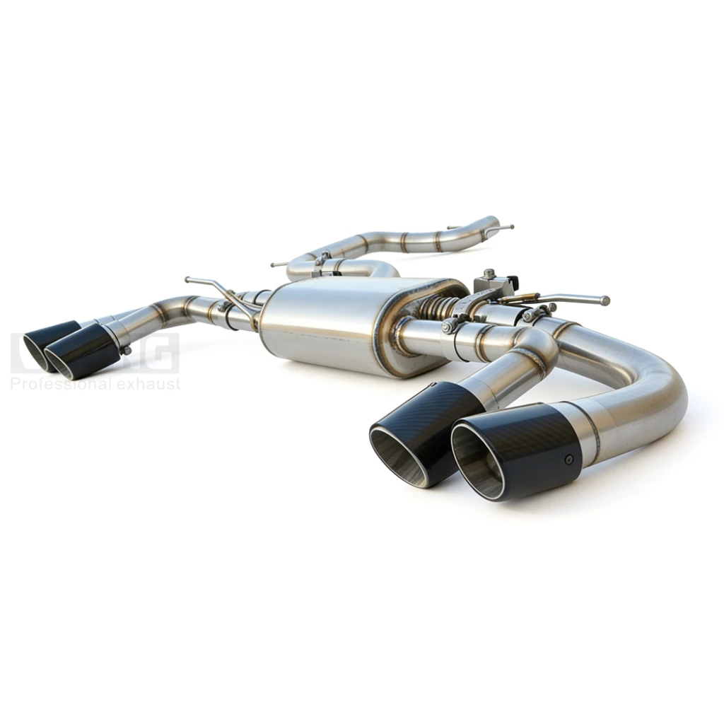 

For SEAT Leon FR/FR+1.8T CUPRA 2.0T (2012-2020) stainless steel high-performance cat back exhaust system with valve exhaust