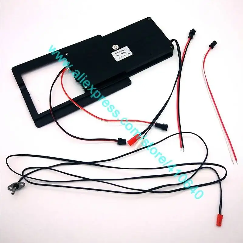 K3014A LED Mirror Switch Touch Switch with Time and Temperature Display System On Mirror for Bathroom Cabinet Cupboard Sideboard