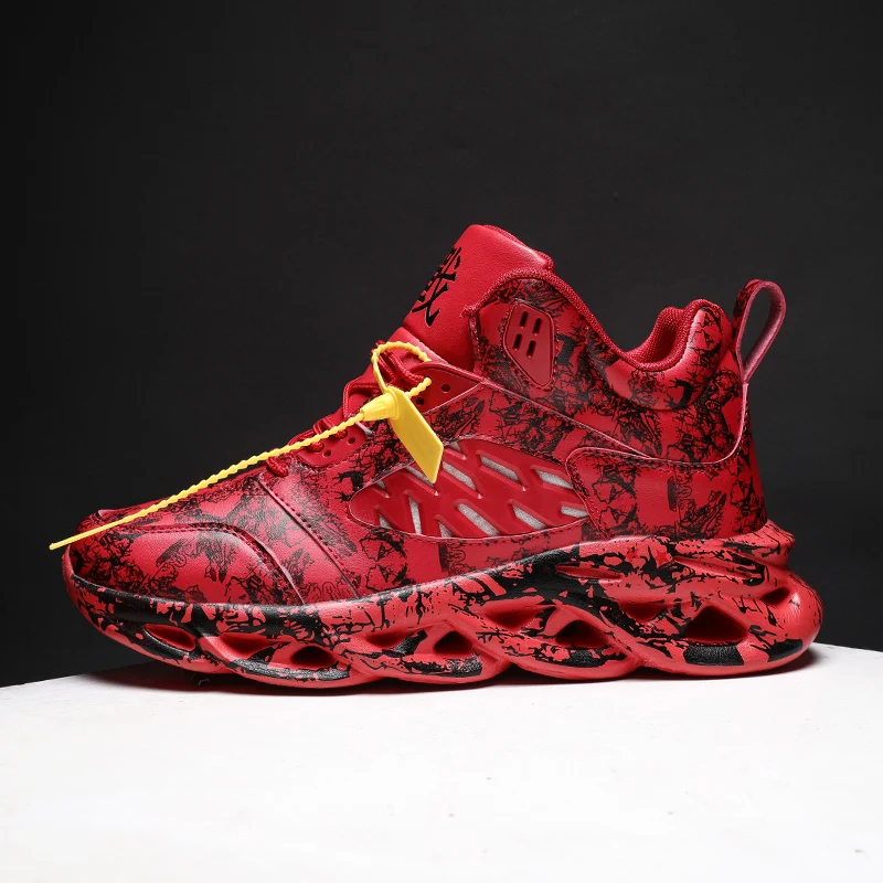 

Мужская обувь Four Seasons, новинка 2025 года, спортивная обувь на толстой подошве с дышащей сеткой для молодежи, универсальные повседневные кроссовки