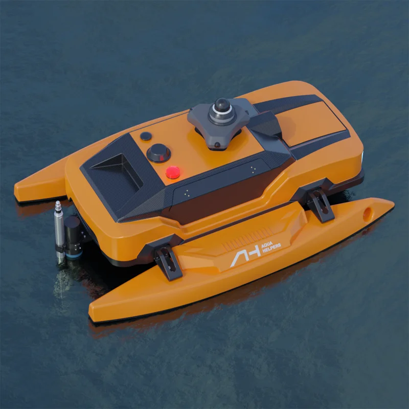 Intelligent USV with Underwater ROV for Water Quality