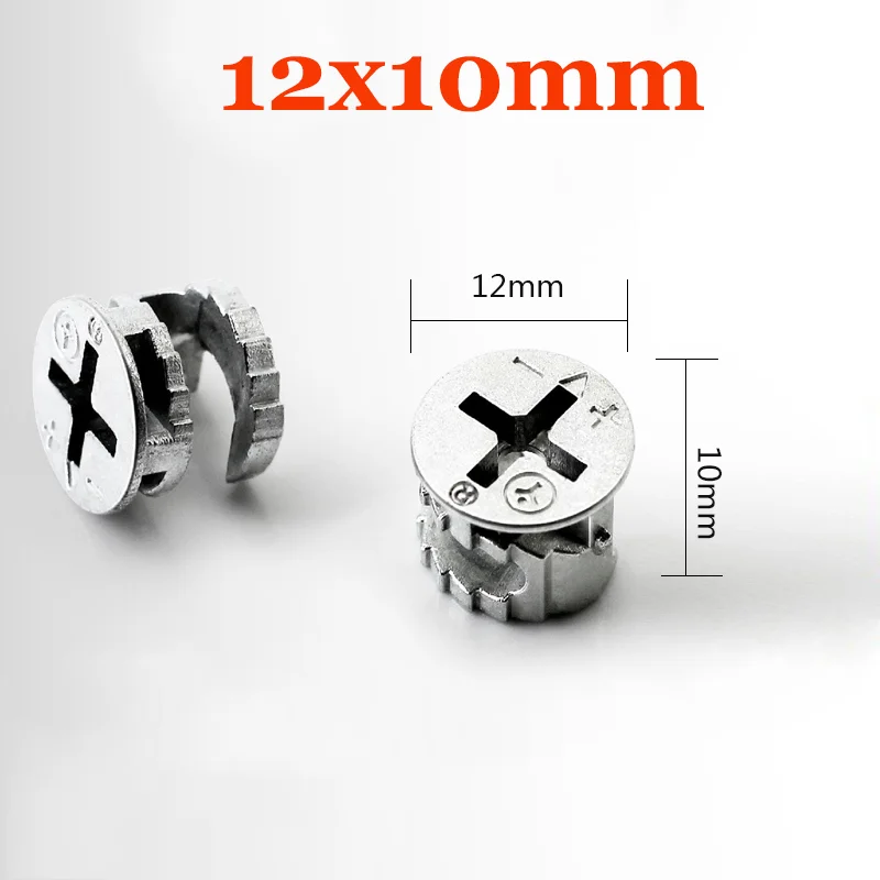 Nockenverschlüsse für Möbel, 20 Stück, 15 x 11,5 mm, Nockenverschluss-Befestigungselemente für Möbel, kompatibel mit IKEA-Hardware-Teilen, exzentrische Räder – Detail 5