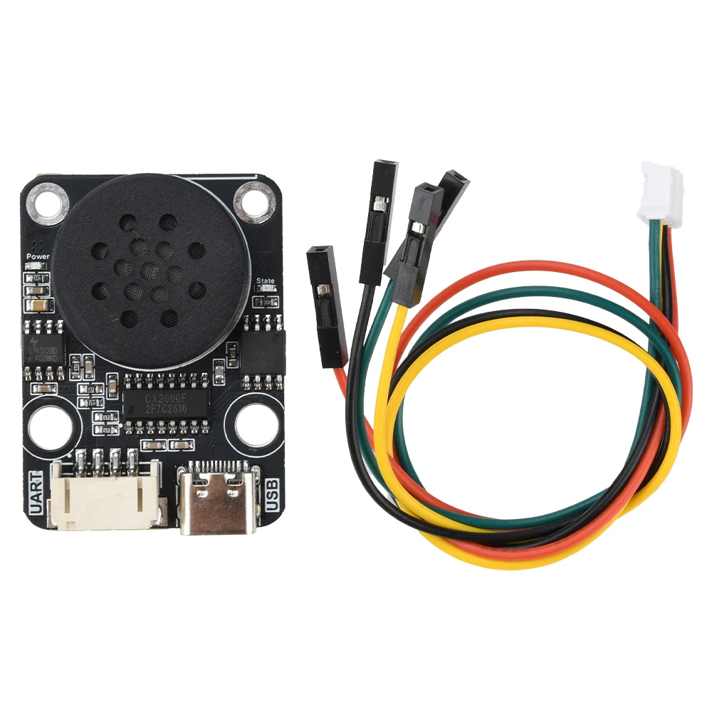 DC 3,3-5V MP3 Intelligentes Sprachwiedergabemodul Uart Serieller Port für elektronische Musik CX-SP5F Eingebauter 8m Speicher Typ C