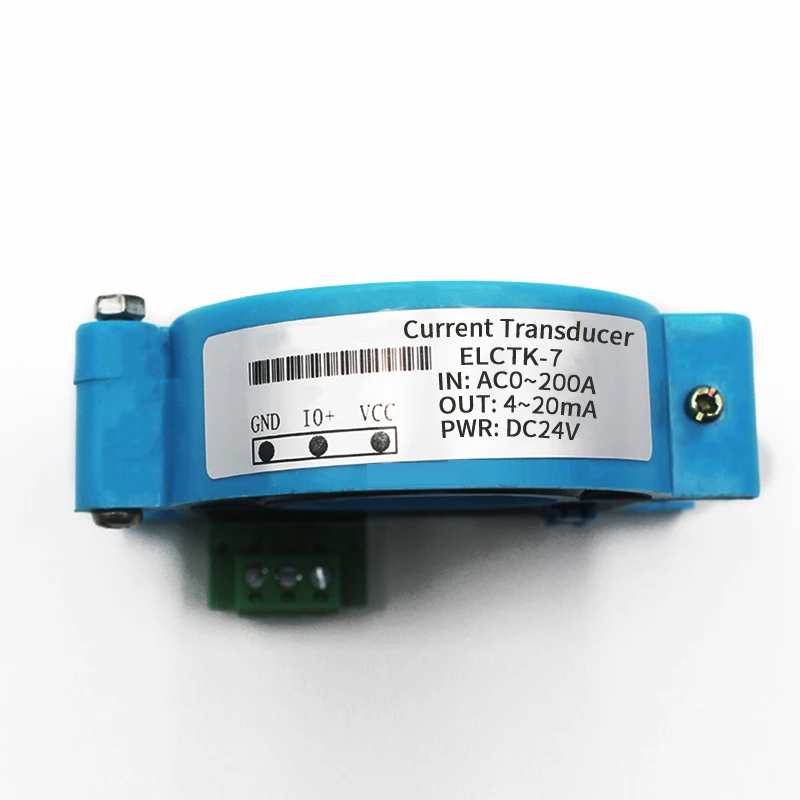 Factory price 0-500A AC Current Transmitter Hall Effect Open Loop Split Core Current Sensor 4-20ma AC Current Transducer