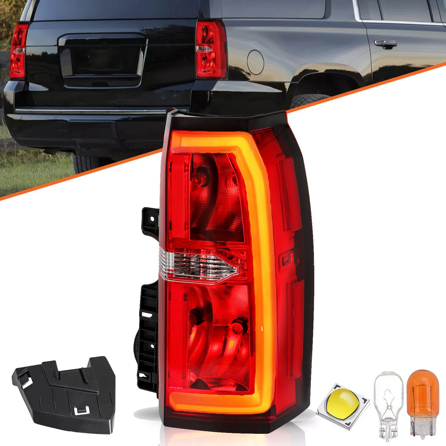 

LED Tail Light w/ Bulb For 2015-2020 Chevy Tahoe Suburban Brake Lamp Right Side