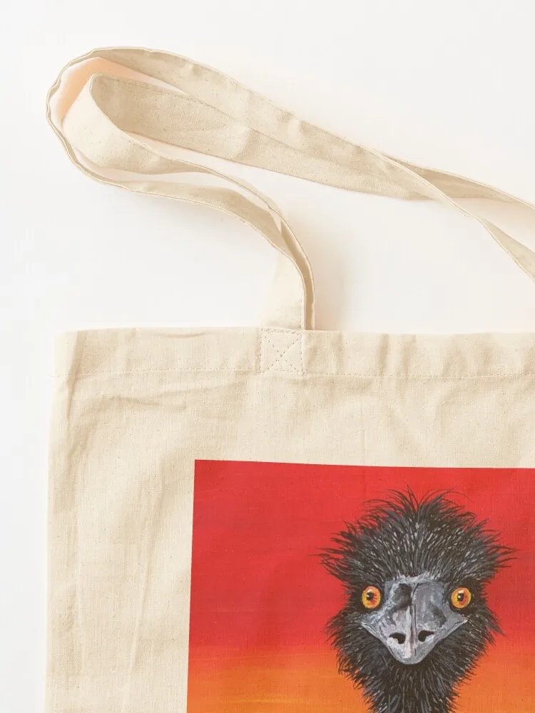 Sunset Emu Tote Bag custom tote bag Canvas bag canvas bags shopping