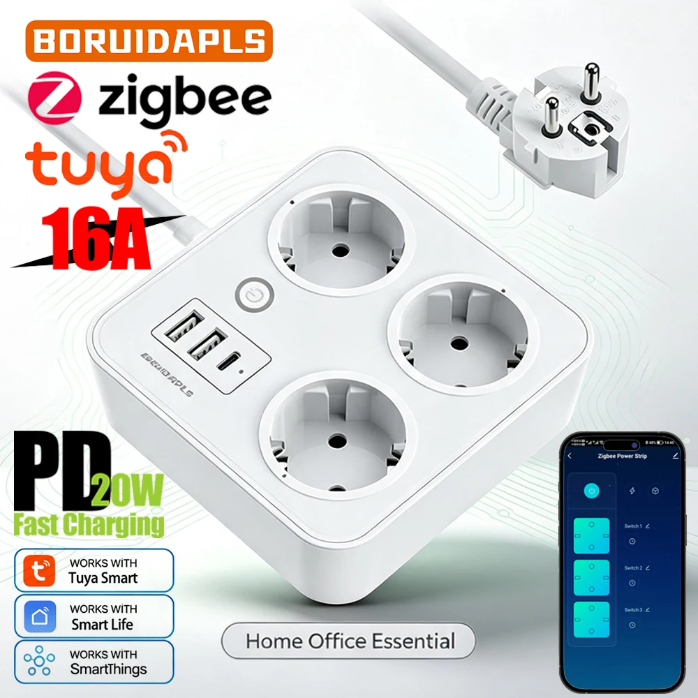 boruidapls-zigbee-smart-power-strip-energy-saving-metering-smart-socket-pd20w-type-c-tuya-alexa-remote-voice-kitchen-accessories