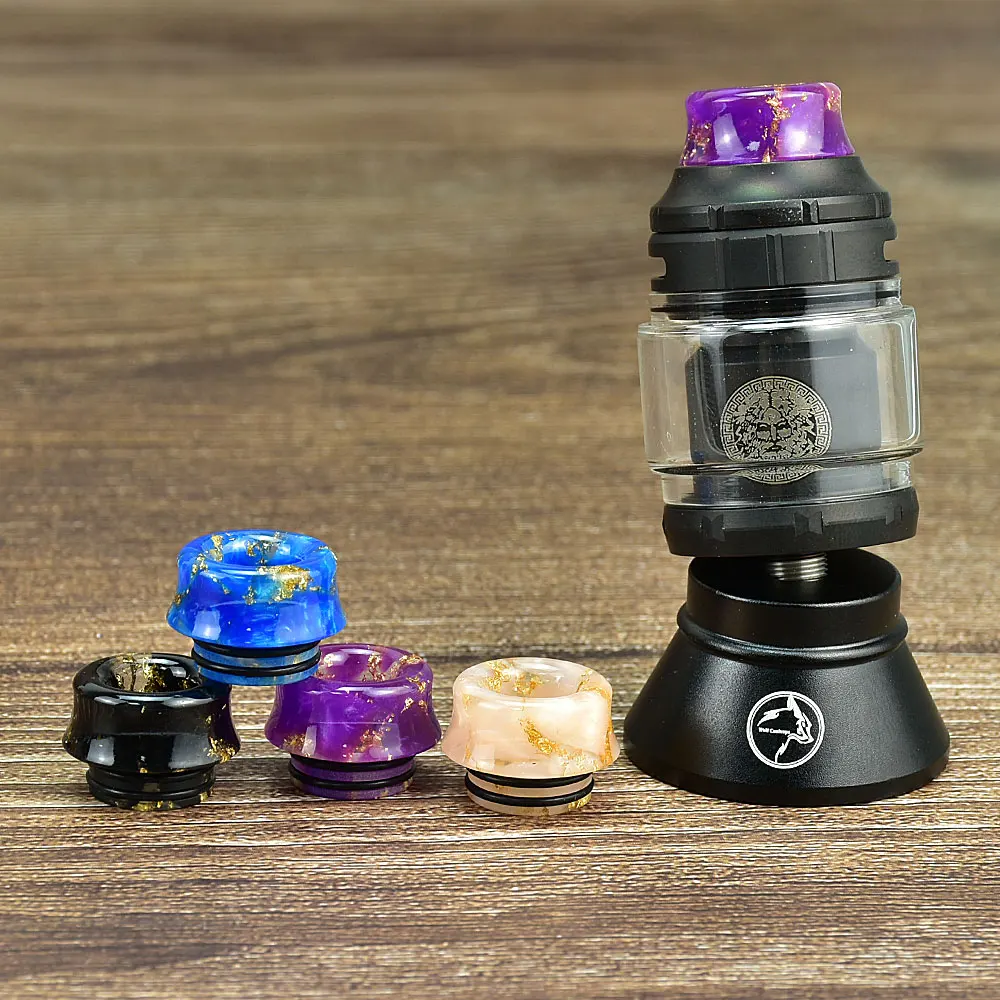 810 drip tip resin material vape accessories for Zeus X RTA Zeus X mesh RTA kylin m pro rta kylin v3 rta dead rabbit v3 rta