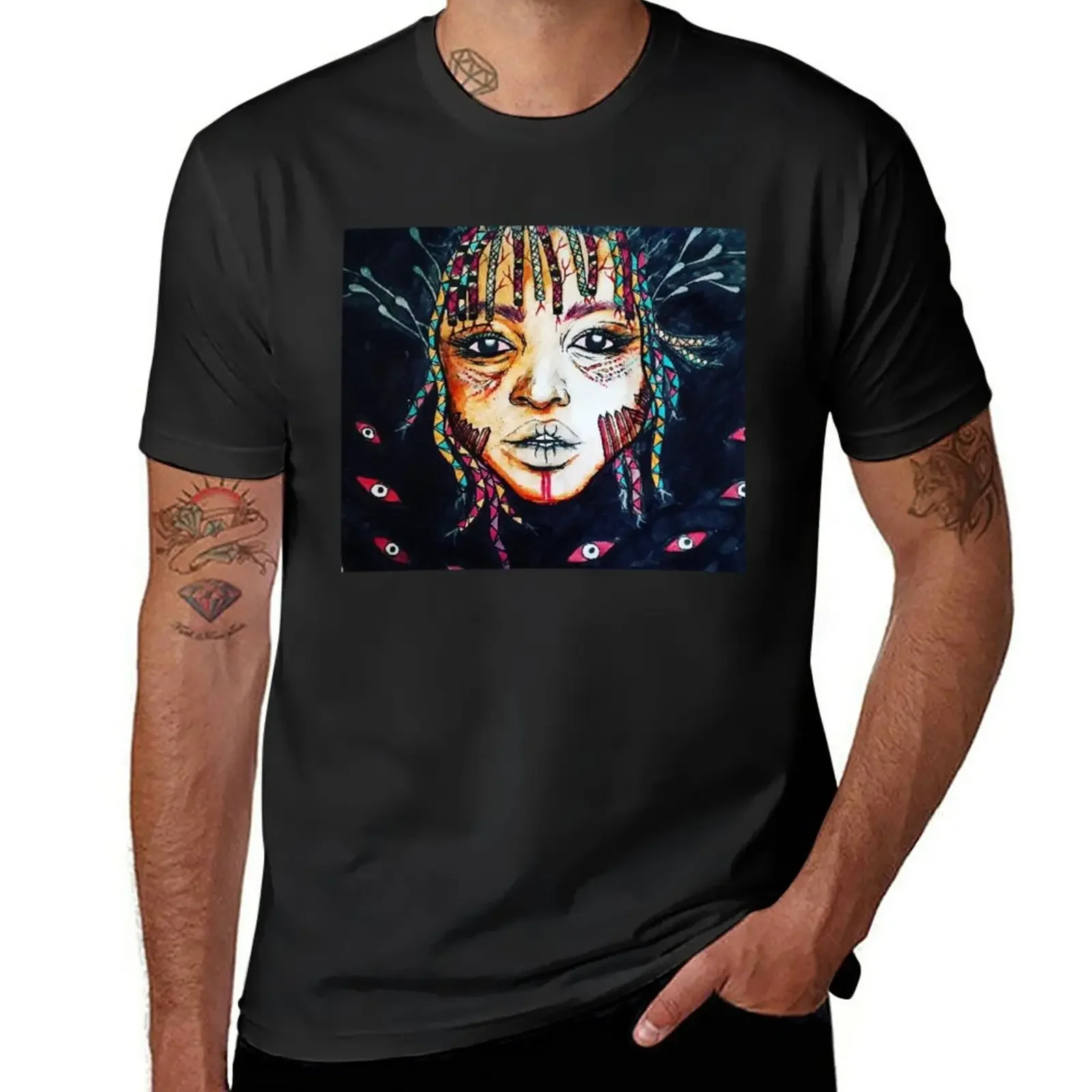 New ‘See No Evil’ Beautiful Tribal African Woman T-Shirt black t shirt aesthetic clothes mens t shirts casual stylish