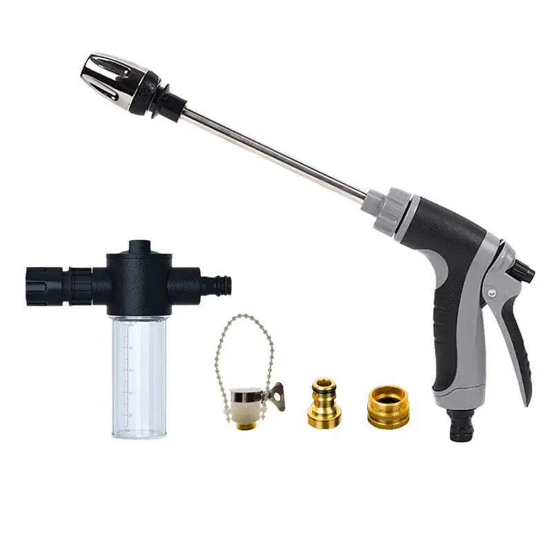 Portable Automobiles Cleaning Tool High Pressure Sprinkler Water Gun Car Washers Garden Watering Hose Nozzle Foam Lance ﻿