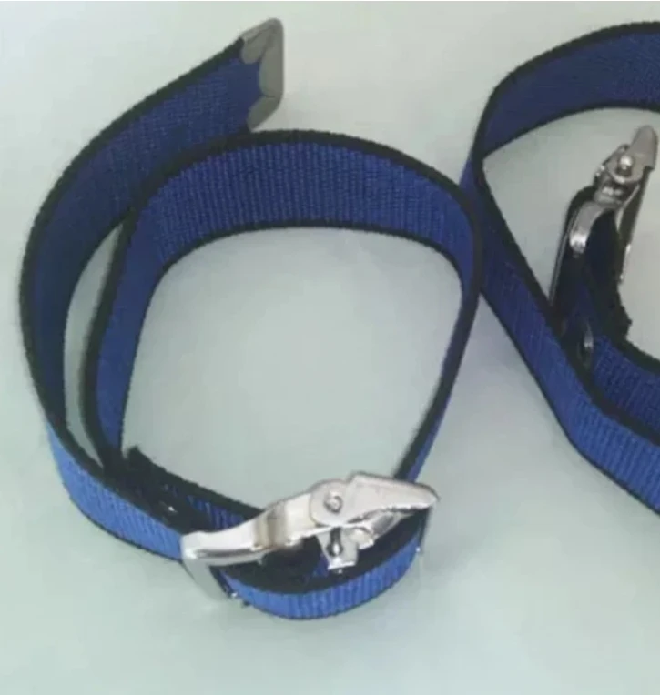 Seven sets of straps, 6 straps per set (2 leg straps, 4 foot straps), 42 straps in total.