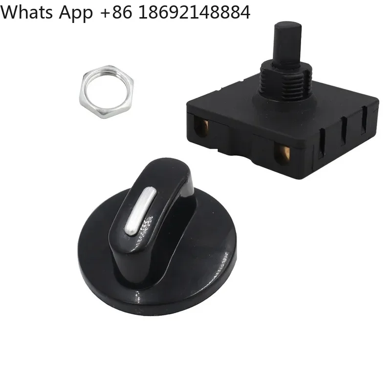4-Speed 3-Speed Rotary Switch for Fan Heater Speed Selector 13A 125V 10A 250V Band Switch
