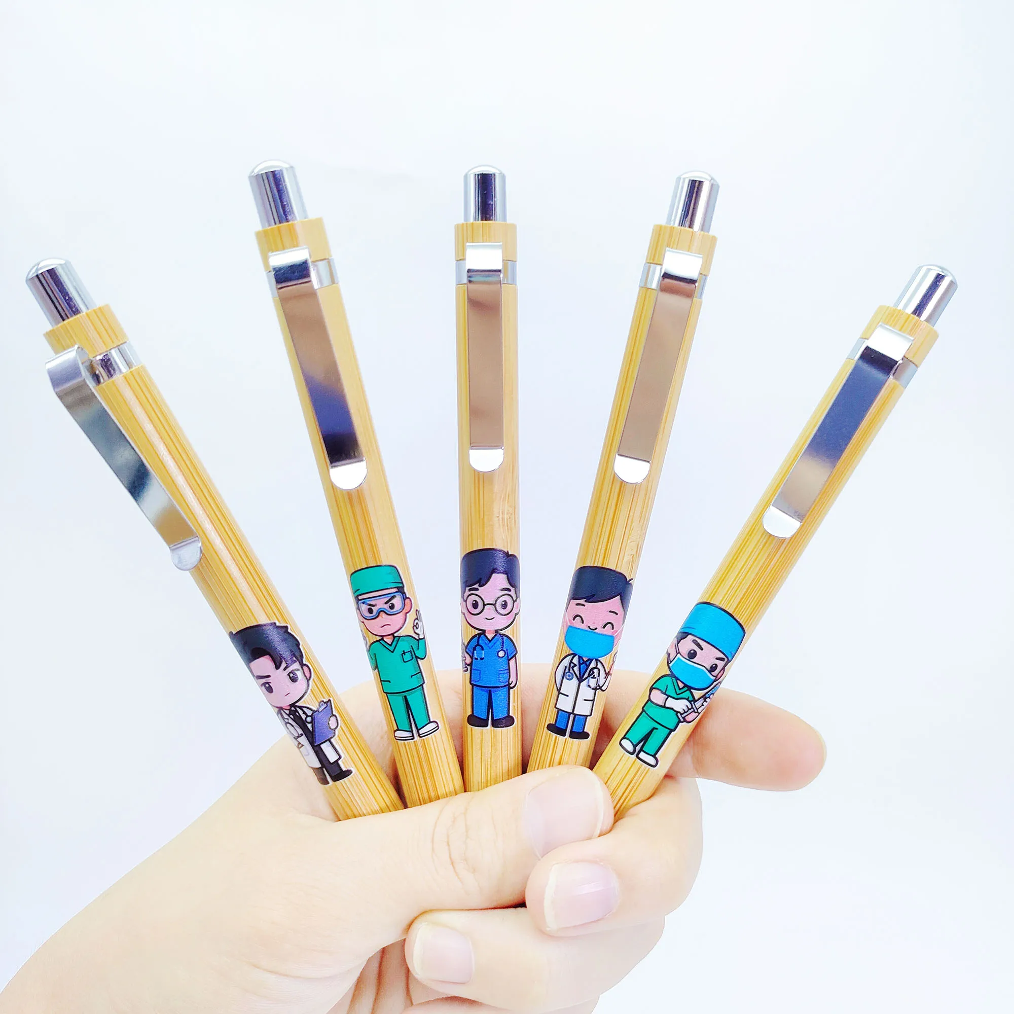 

8 шт./16 шт. шариковая ручка на тему Доктора Профессиональный наряд Пресс шариковая ручка Канцелярские принадлежности для студентов.