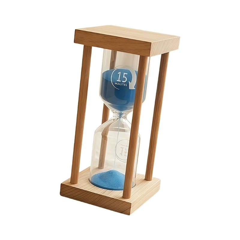 Hourglasses Sand Timer With Bright Afterglow 3/15Minutes For Efficient Work C7AC