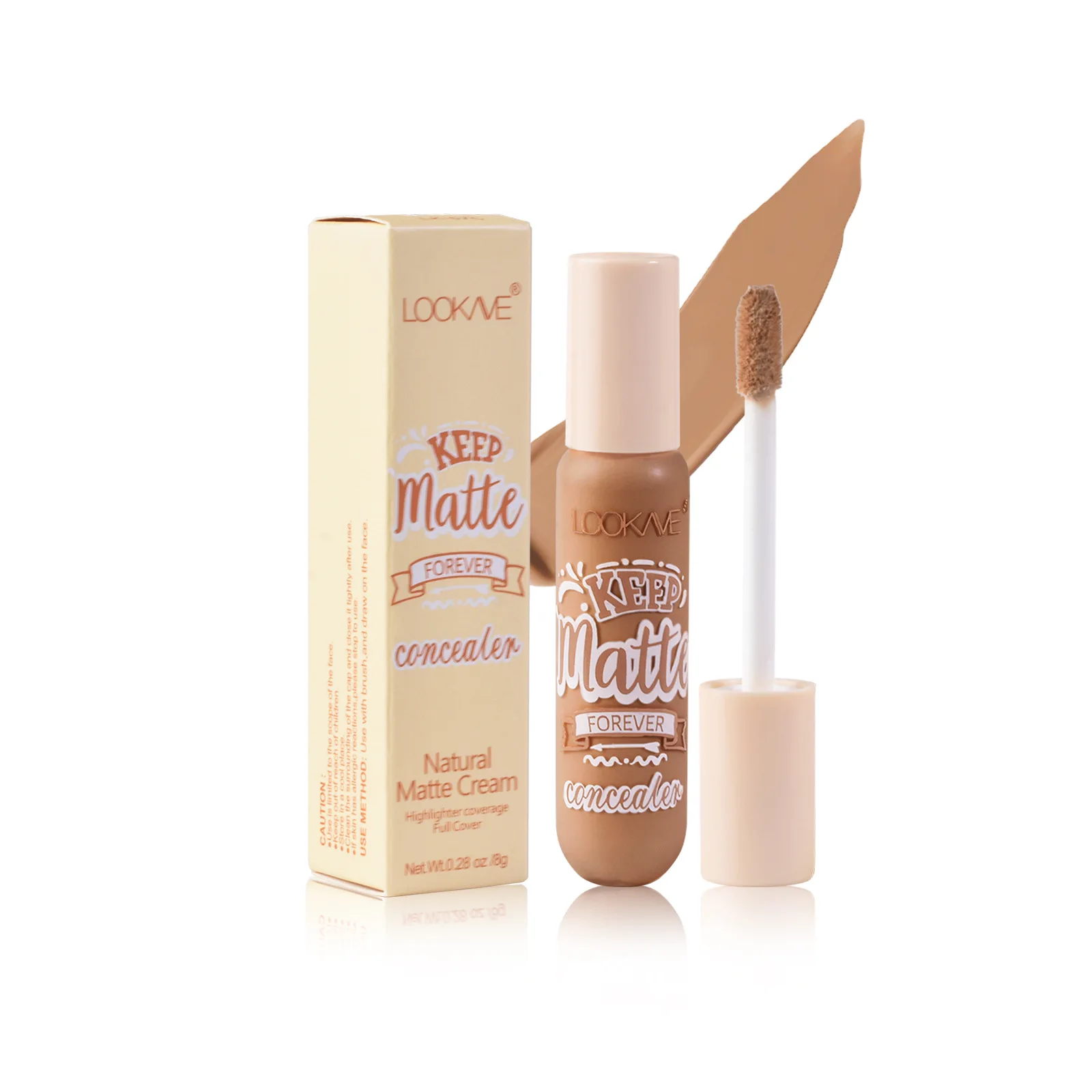 LOOKAVE Keep Matte Concealer Dark Concealer