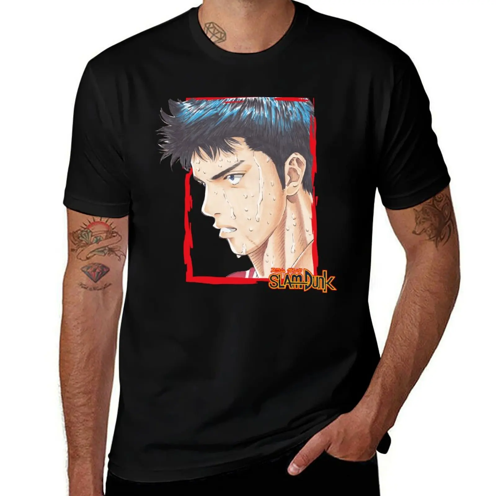 

Mitsui Hisashi 14 Slam Dunk T-Shirt man t shirt cotton t shirt for man 100 percent cotton
