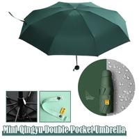 New Ultralight Mini Capsule Umbrella Folding UV Protection Umbrella Portable Traveling Rainproof Outdoor Wind-resistant N1D1