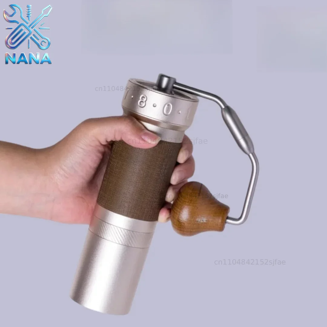 Special Manual Coffee Grinder 48mm burrs finer adjustment mechanism primarily designed for pour-over