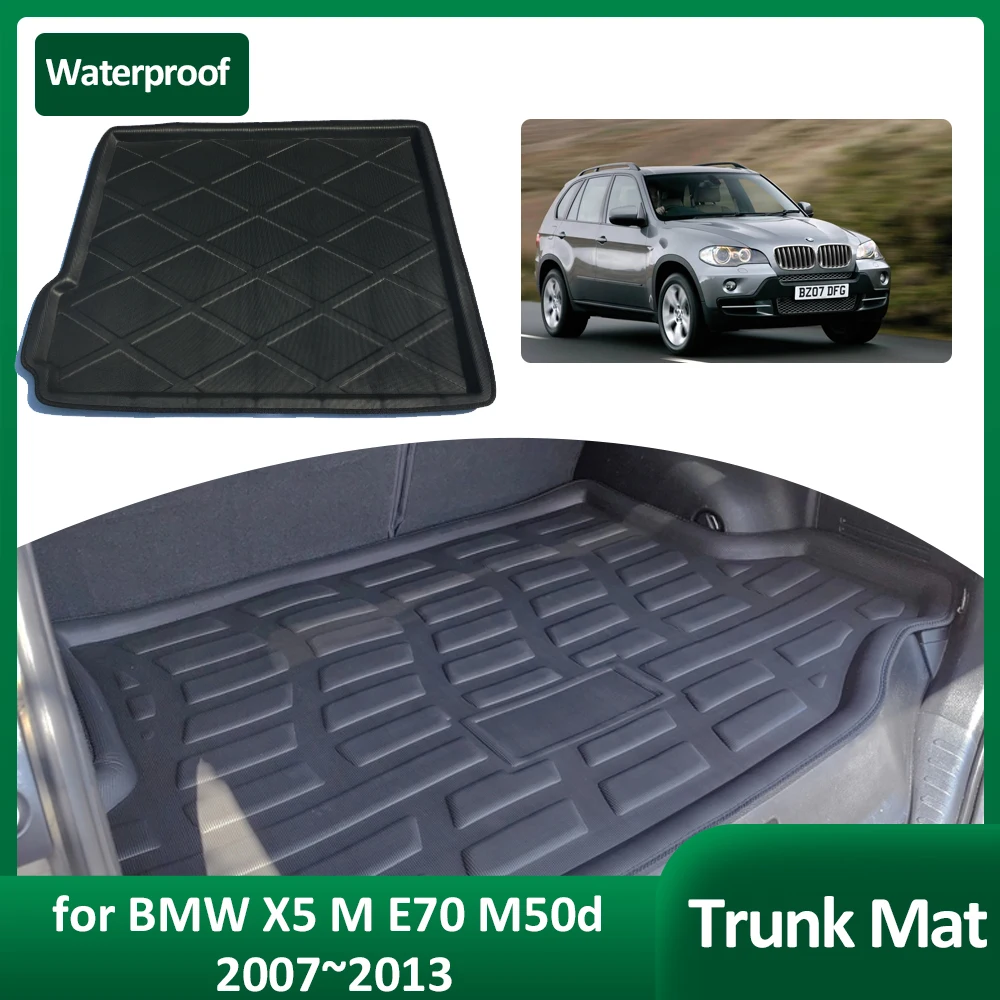 

Car Trunk Mat for BMW X5 M E70 M50d 2007~2013 2008 2009 2010 Waterproof Luggage Cargo Boot Pad Liner Cover Rug Custom Accessorie