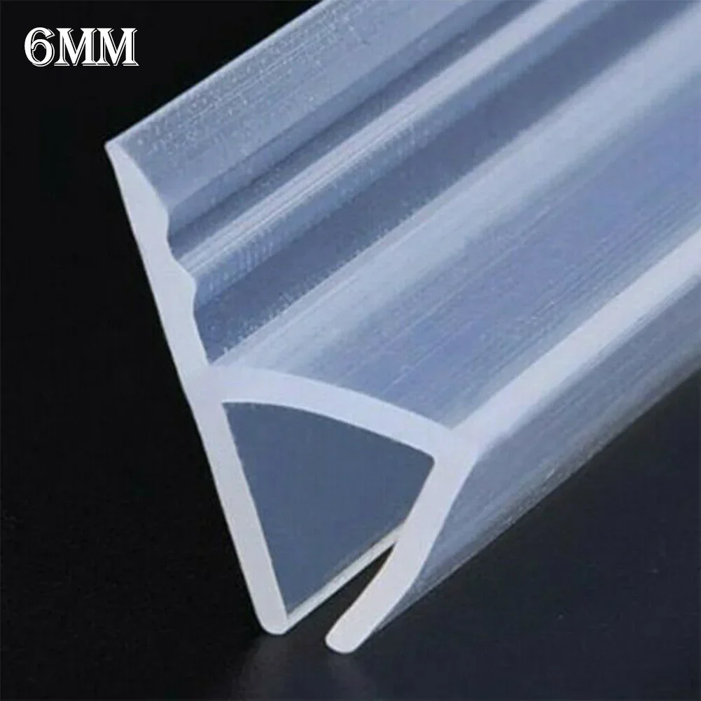 

Bumper Strip Sealing Strip Home Office Gap Curved Flat Glass Door 6~12 MM Batheoom H Shape Screen Door Waterproof