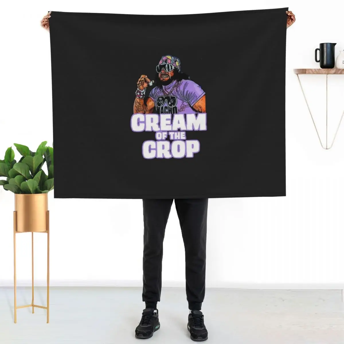 Cream of the Crop Throw Blanket All Weather Soft Throw Blanket for Sofa