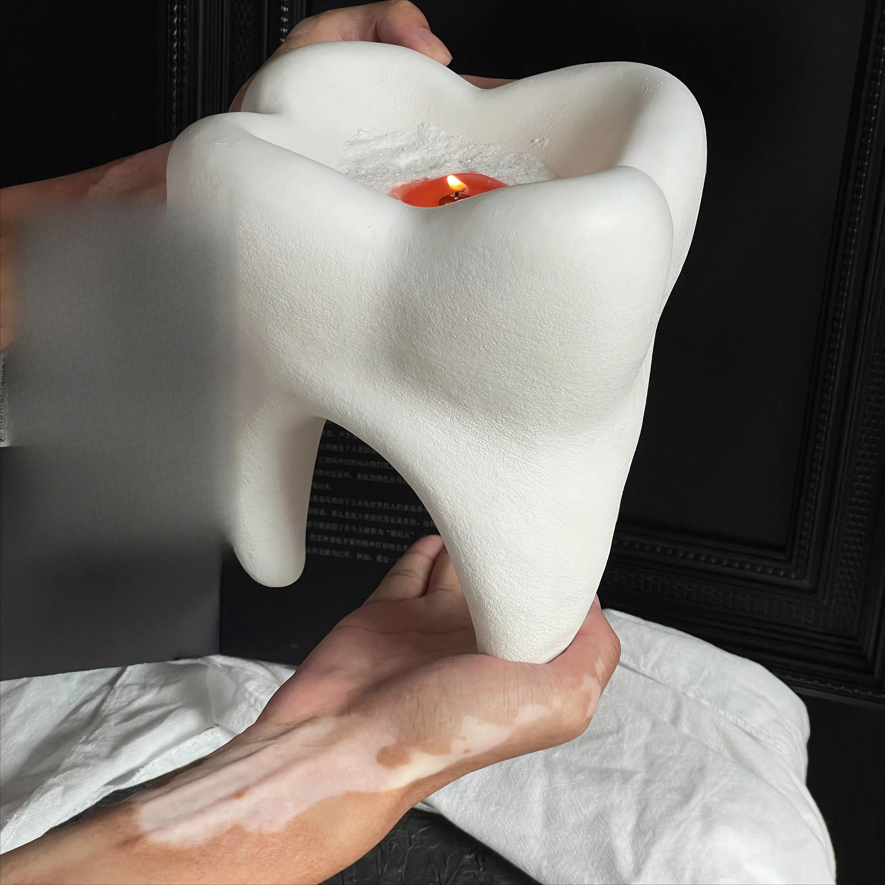 Le sandstone candle holder, gift home atmosphere desktop ornament
