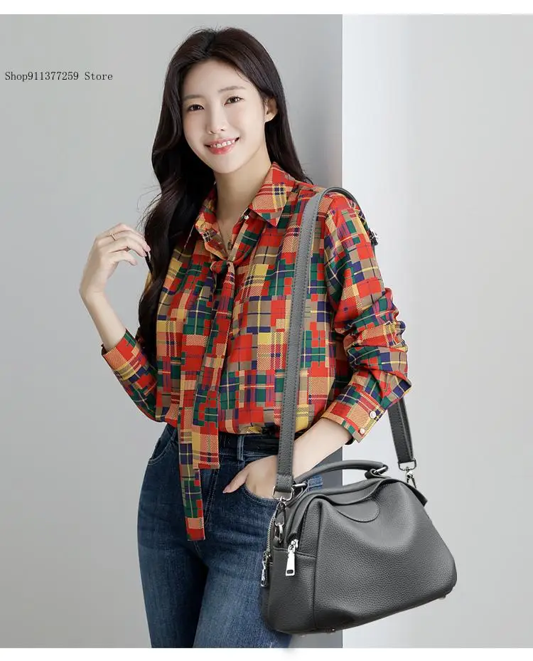 High Quality Soft Leather Large Capacity Wear-Resistant Bag Luxury Handbag Tote Bag Women Shoulder Messenger