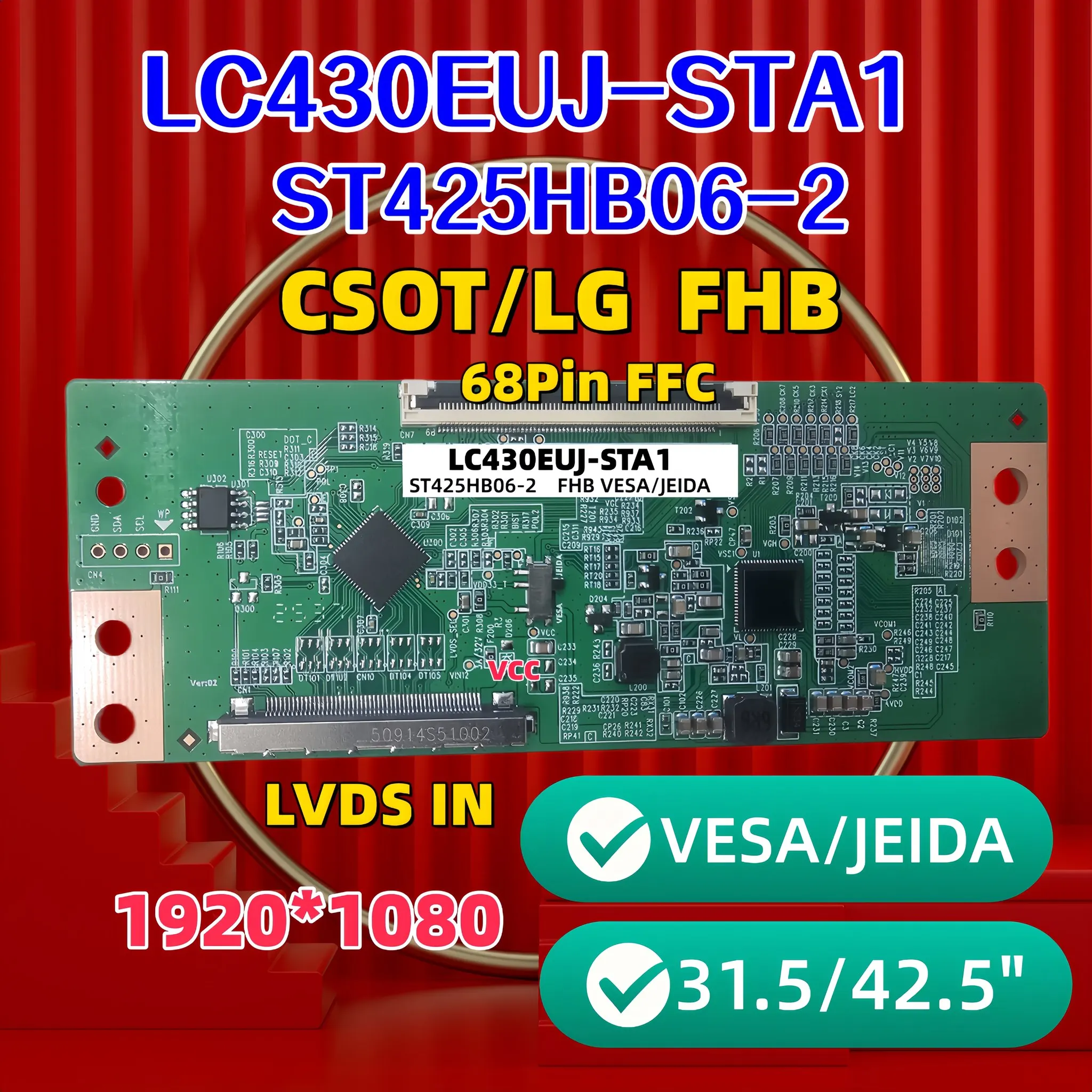 

Brand-new LC430EUJ-STA1 ST425HB06-2 ST3151B07-1 ST4251B05-2 logic board