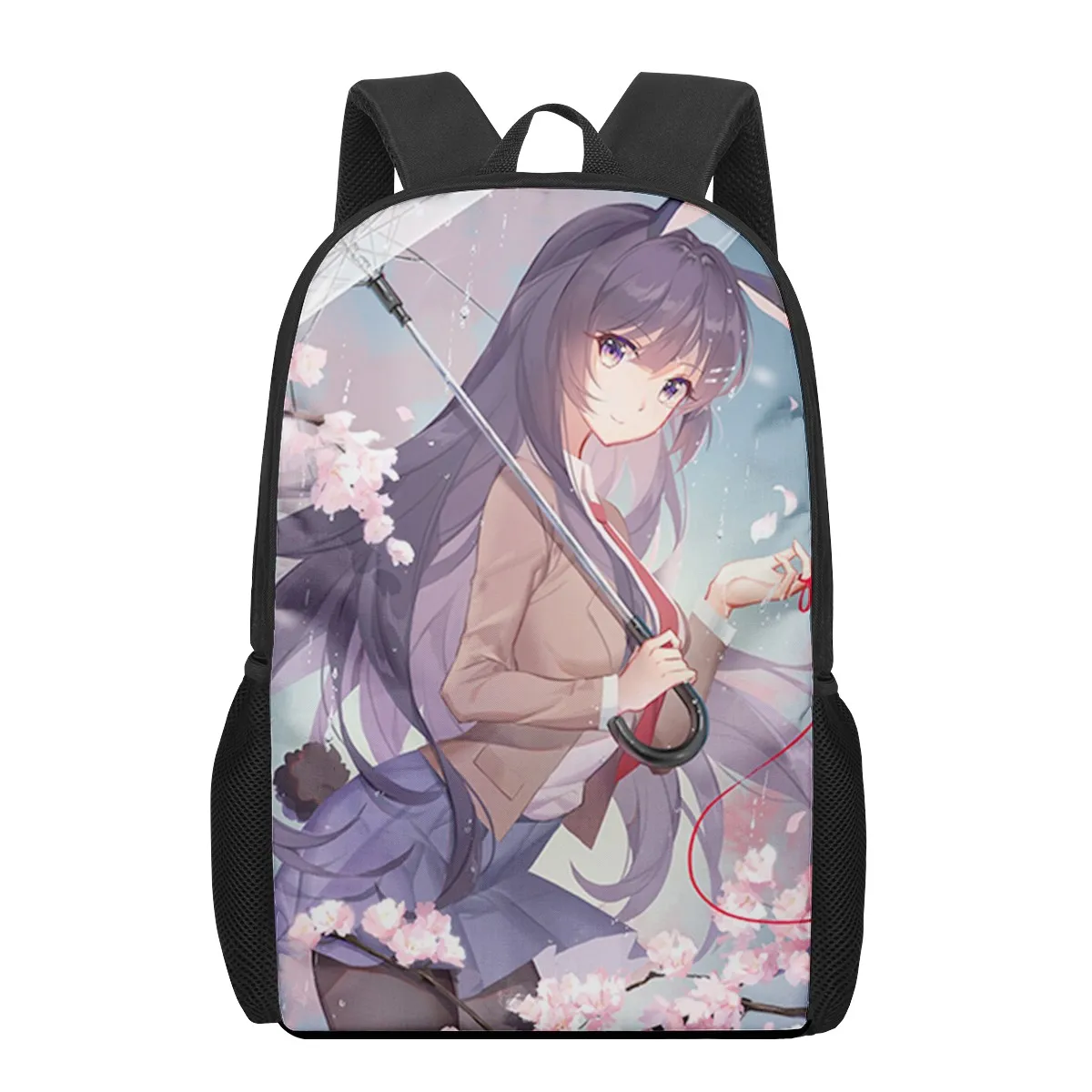 Mai Sakurajima – sac d'école imprimé en 3D, pour fille et garçon, pour enfant, cartable à épaule B