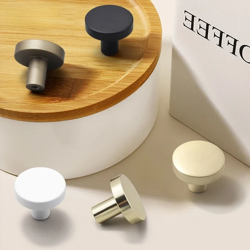 Modern Minimalist Single Hole Alloy Pull Handles Single-Piece Knobs for Drawer Cabinet Wardrobe Door Small Hardware Top 10