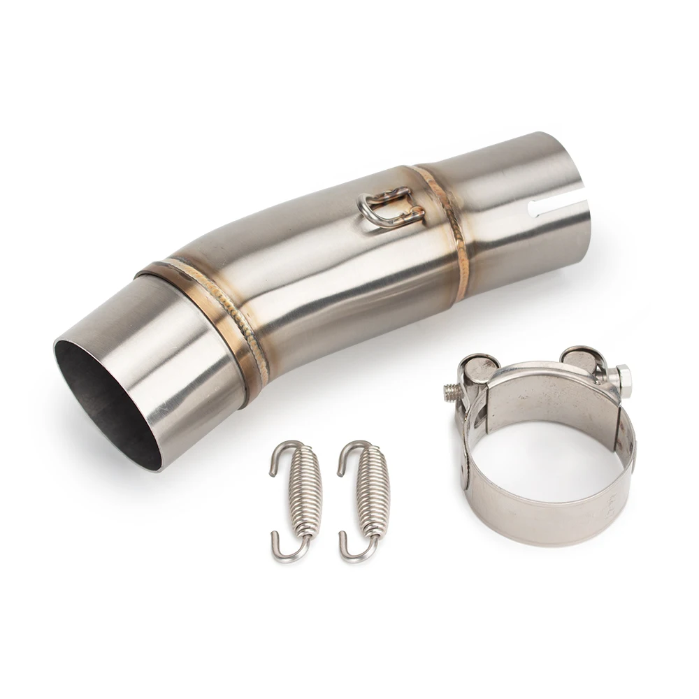 Motorcycle Exhaust Modify Middle Pipe Escape Adapter Tube for Kawasaki Ninja250 Ninja400 Ninja500 Z250 Z400 Z500 2017-25 51mm