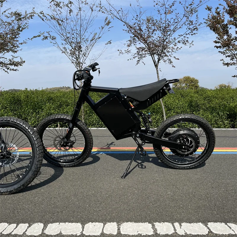 Leistungsstarkes 5000W-15000W Elektrofahrrad für Erwachsene, 72V Spannung für Bergstadt und Langstrecken-Straßenreiten mit fetten Reifen
