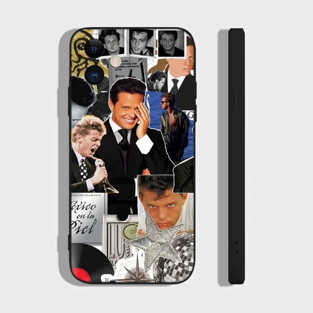 L-Luis Miguel Singer  Phone Case For iPhone 16,15,14,13,12,11 Plus,Pro,Max,XR,XS,X,7,8 Plus,SE,Mini Silicone Soft