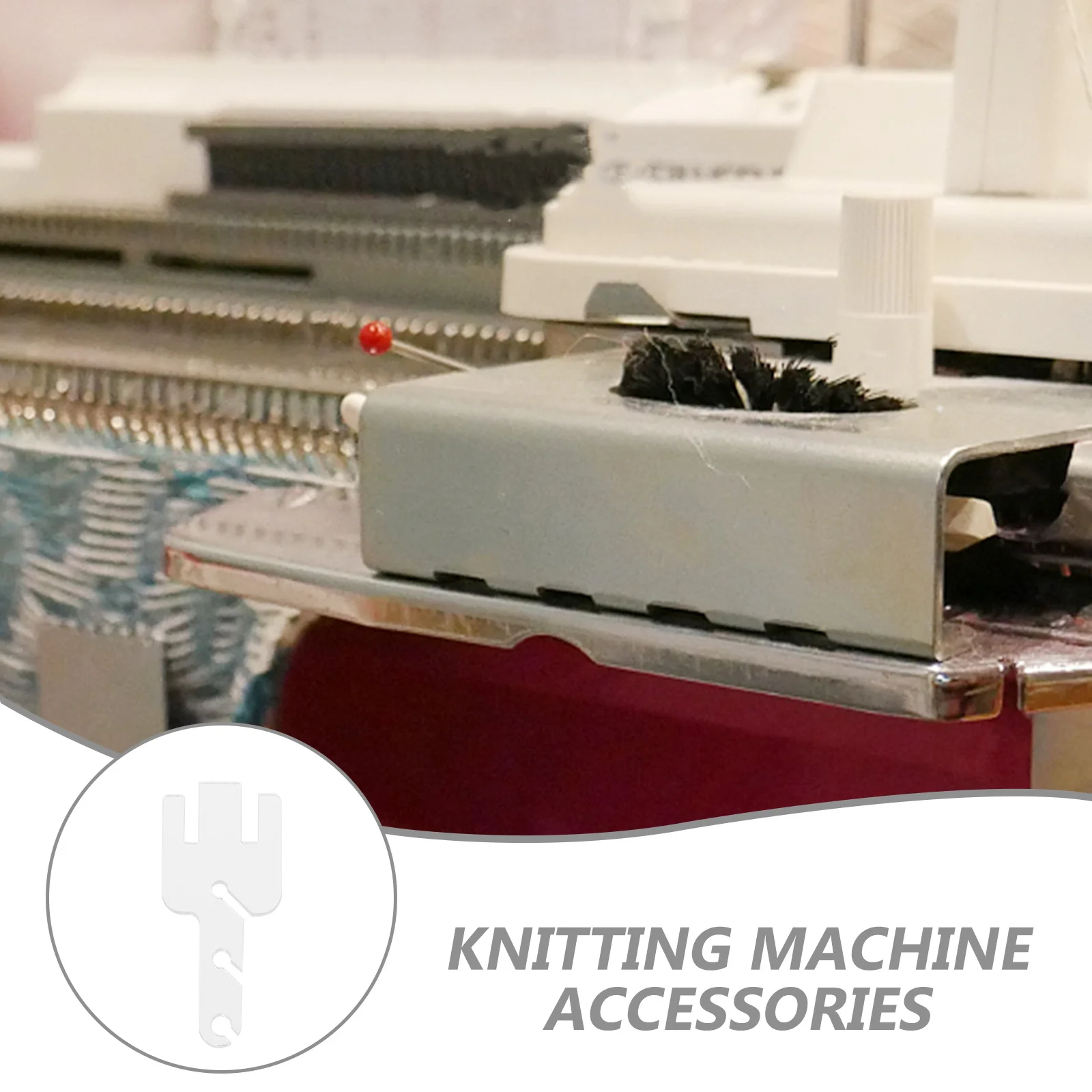 2 قطعة K نوع آلة الحياكة الملحقات عالية الدقة الموتر الشوك يضمن التوتر المستقيم مثالية للمبتدئين و