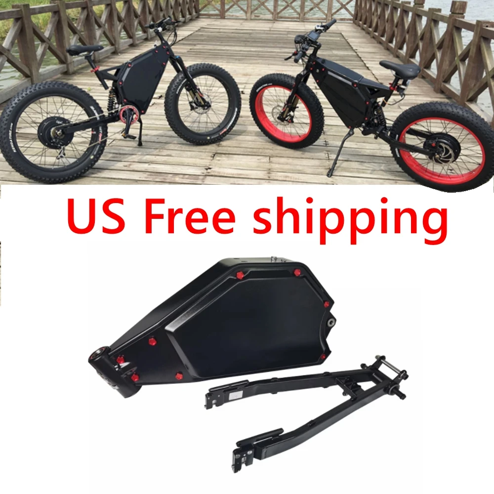 NBpower Promotion Ebike Frame Black Electric NBEbike Frame for 3000W 5000W 8000W Electric Bicycle Waterproof Inside Battery