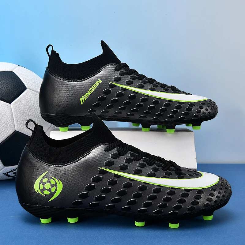 New Men Soccer Shoes Unisex Hot Sale Cleats Ultralight High-quality Women Football Boots Professional Futsal TF/FG Sneakers