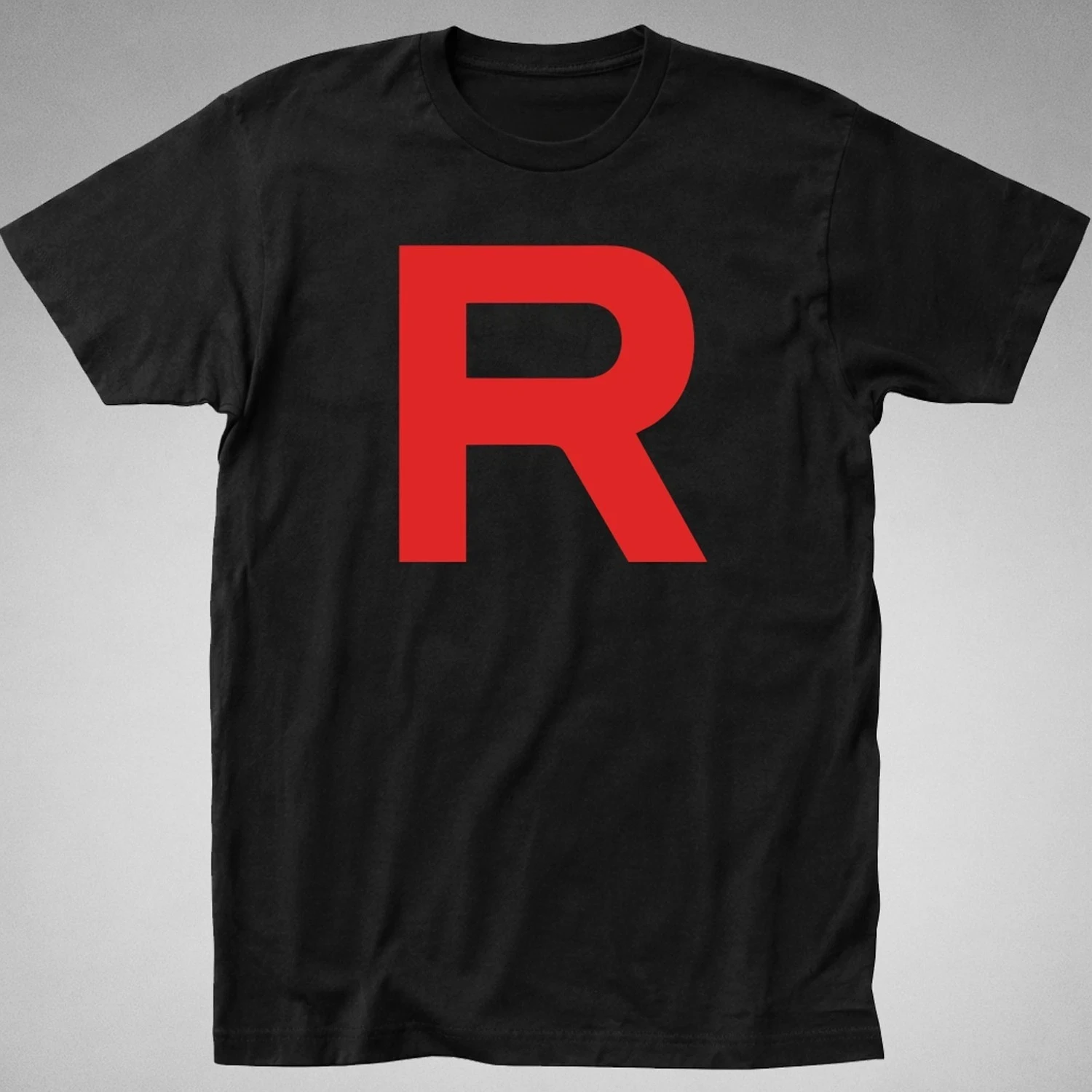 Camiseta Team Rocket R, Disfraz Cosplay, Camiseta con Gráficos de Gameboy, Estilo Unisex para Hombres y Mujeres